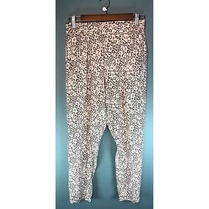 ATM Anthony Thomas Melillo Silk Leopard Print Jogger Pants  XS